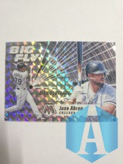 2021 Panini Mosaic Big Fly Silver Camo Prizm #BF2 Jose Abreu Chicago White Sox